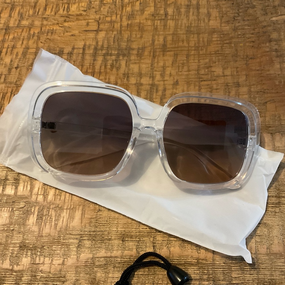 Transparent Square Women's Sunglasses